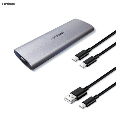 شراء القرص الصلب الخارجي من الألومنيوم SSD محفظة M.2 NVME SATA بروتوكول مزدوج USB 3.0 التصنيع عبر الإنترنت