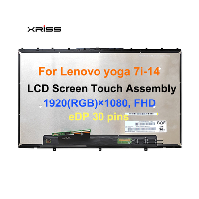 شراء لينوفو يوغا 7-14ACN6 7-14ITL5 شاشة كمبيوتر محمول LCD شاشة لمسة 5D10S39740 5D10S3 التصنيع عبر الإنترنت