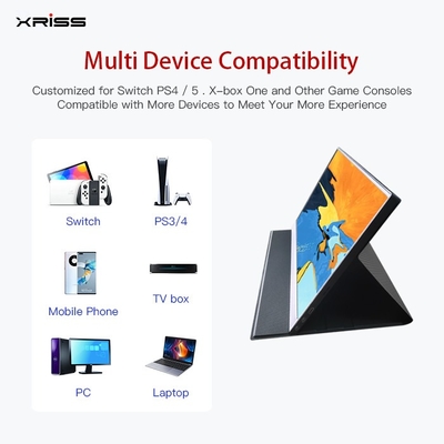 بيع بالجملة 15.6 بوصة شاشة محمولة FHD 4K لمسة بدون لمسة شاشة شاشة محمولة مع منفذ Type-c HDMI