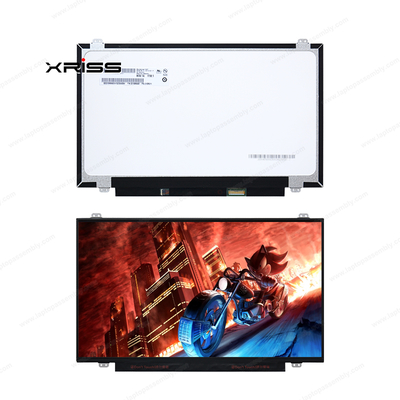 شاشة LCD محمولة ضيقة مقاس 14 بوصة من AUO بالجملة، نحيفة 40 سنًا، مع براغي، بدقة 1920*1080 FHD، طراز B140HAK01.0 B140HAK01.1، مع شاشة لمس بدون حواف.